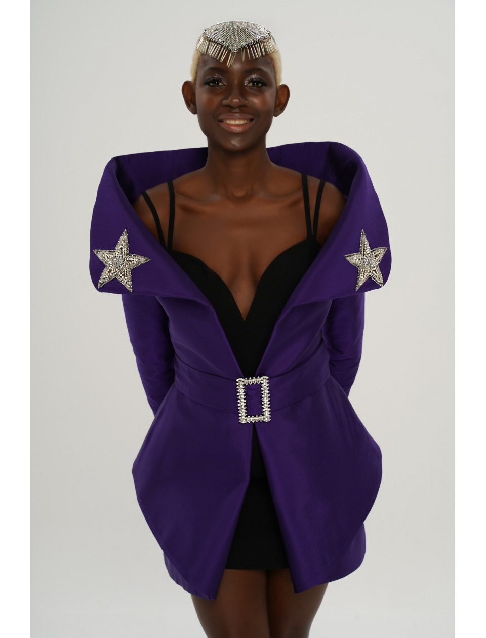 Purple Stars Blazer